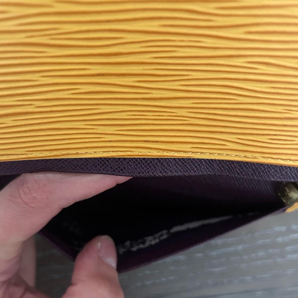 Louis Vuitton Epi Mustard Yellow Wallet - Picture 5 of 10
